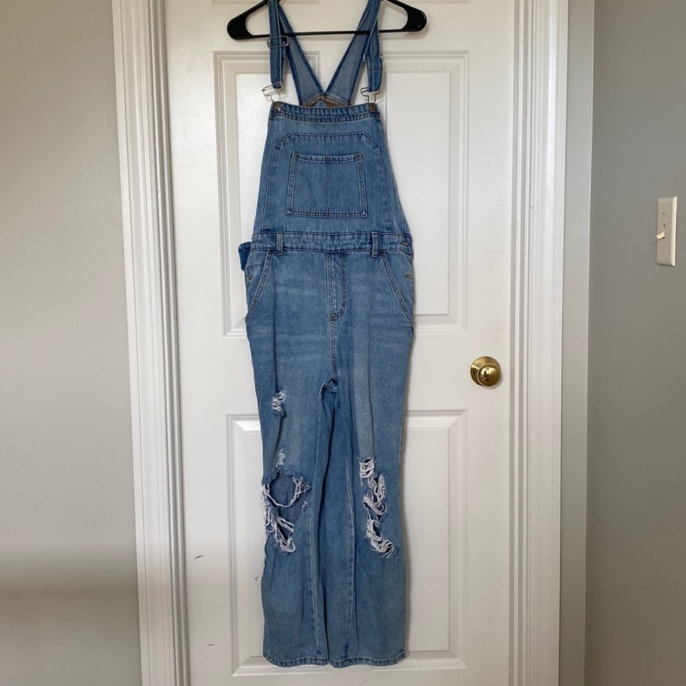 denim overalls